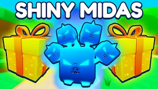 I HATCHED THE *NEW* SHINY MIDAS in Bubble Gum Simulator Infinity @ItsMattyRoblox