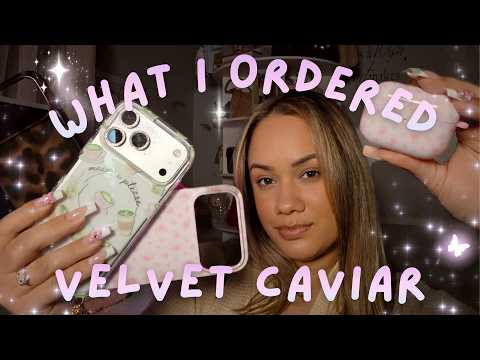 VELVET CAVIAR IPHONE CASE HAUL | 17 PRO MAX