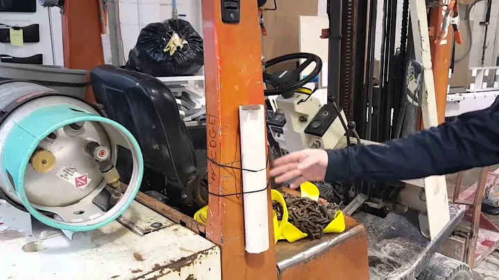 Adam Piatt explains his forklift improvements