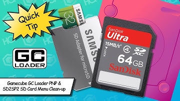 Gamecube GC Loader PNP & SD2SP2 SD Card Menu Clean-up | Quick Tip | How To Guide