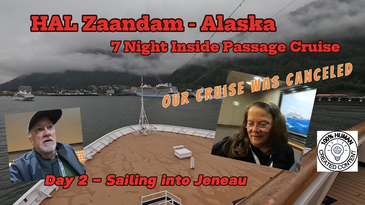 Cruise to Alaska on HAL Zaandam - Day 3 - Arrive in Juneau day. Cruise Gets Canceled!!!
