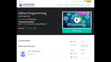 Enroll the Courses in Akanksha (Learning Management System) || LMS