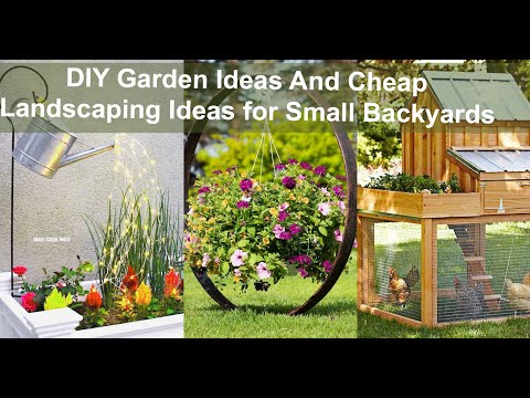 DIY Garden Ideas And Cheap Landscaping Ideas for Small Backyard