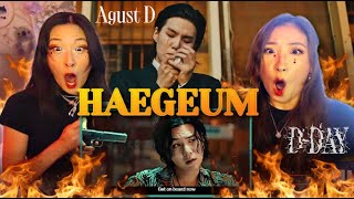 Agust D 'Haegeum' 해금 Official MV SISTERS REACTION 🔥🔫  *SCREAMING PAUSING WARNING! LOWER YOUR VOLUME*