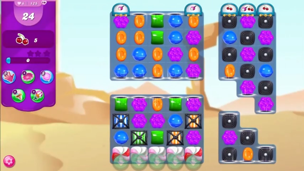 Candy Crush Saga Level 125 No Boosters (New Version)