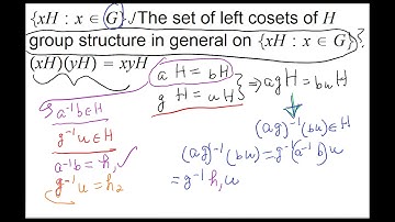Algebraic Structures 14 NormalSubgroups FactorGroups