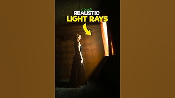 The Best Way to Create Realistic Sun Rays | Photoshop #shorts Tutorial