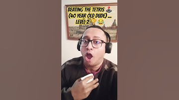 Beating The Tetris 🕹️ (Level 2 🏆) 😂 (Just For Laughs 😂) #tetris #tetrischallenge #shorts