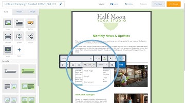 Using Click Segmentation in an Email  Constant Contact