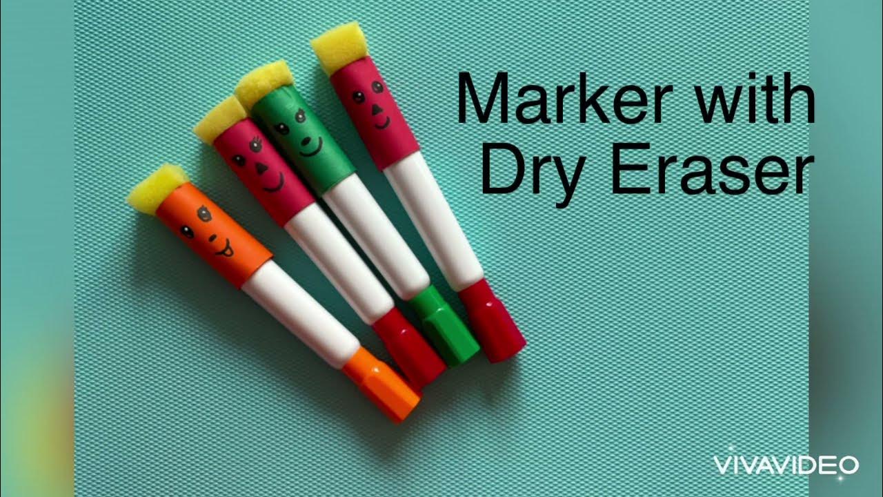 DIY Dry Eraser for White Board Markers How to make Eraser for markers