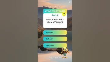 English knowledge Quiz 🧠 How many did you get right?