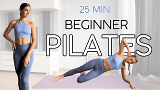 25 MIN Pilates Full Body | Exercises for Beginners At-home (No Talking)