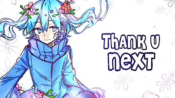 Nightcore - thank u, next (Ariana Grande) - (Lyrics)