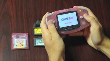Backlit OG Gameboy Advance (agb-001, agb-101 and more comparison video)