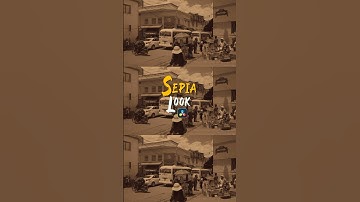 Sepia film look in DaVinci Resolve