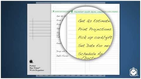 Closer Look: Day-Timer® 2-Page-Per-Month Planner Format