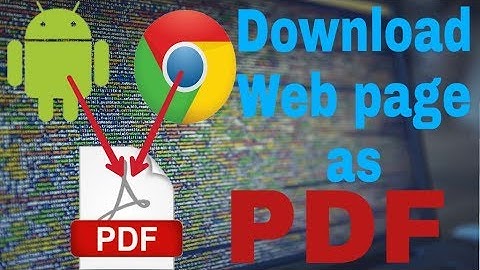 How To Save Complete Web Page as PDF in Chrome and Android Easily In Hindi/Urdu (Web Page to PDF)