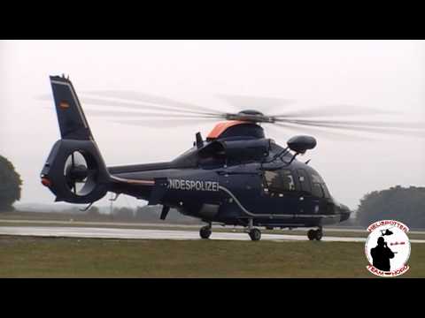 German EC 155 Police Helicopter Take Off