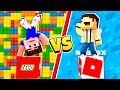 ЛАКИ БЛОК ЛЕГО vs. РОБЛОКС ( ROBLOX ) ЛАКИ БЛОК ! ВЫЖИВАНИЕ НА 1 ЛАКИ БЛОК В МАЙНКРАФТ Нуб и Про