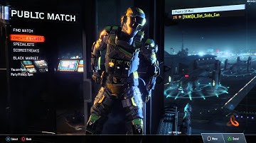 Black Ops 3 Ground War Lobby UI Error