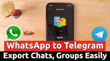 EXPORT WHATSAPP CHATS to TELEGRAM | iPhone and Android