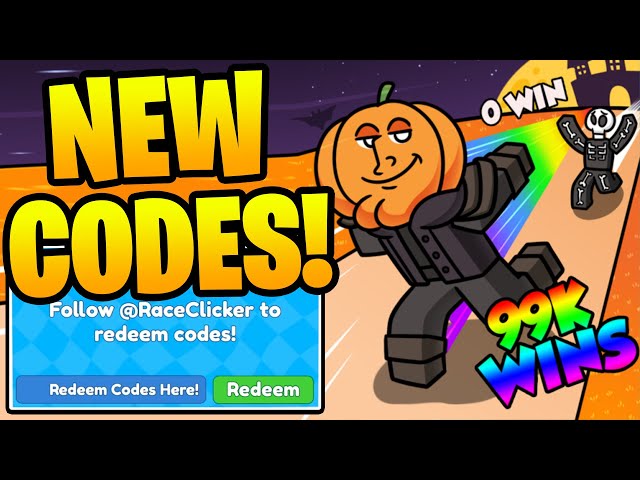 NEW* ALL WORKING CODES FOR Race Clicker IN OCTOBER 2023! ROBLOX Race  Clicker CODES 