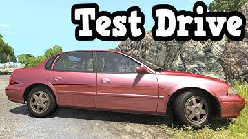 BeamNG Drive 0.4.1.2 - Ibishu Pessima Test Drive & a Small Crash