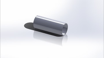 Solidworks: Making Pipe Using Extruded and Revolved Boss