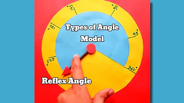 How to Make Maths Angle Project/ Angle Clock Model/ Types of Angle Model