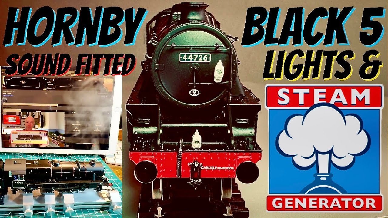 Парогенератор Hornby BLACK 5 HM7000 Link: обзор старой модели против новой и полной модели | ml60
