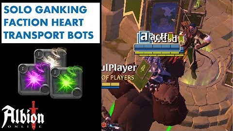 Solo Ganking Faction Heart Transport Bots in Albion Online