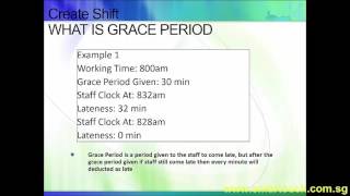 Cloud Attendance System tutorial - V1soho 3.0 "Shift Setting" link to payroll Singapore