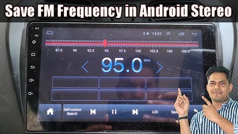 How to Set Fm Frequency in Android Stereo?