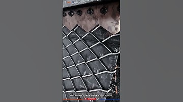 Innovation Steel Mesh Press Machine: Fast & Strong Technology Diamond Pattern Forming #tech