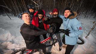 Winter ride from siberia | Или горный велосипед зимой
