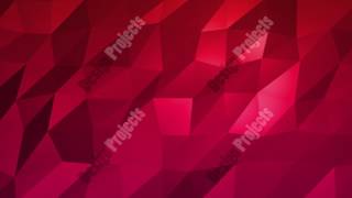 Red Low Poly Abstract Background. Seamlessly Loopable.