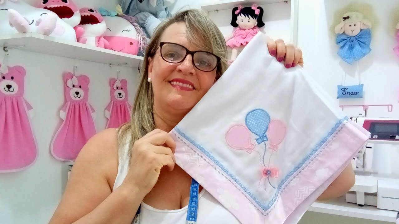 👶 FRALDA COBRE MAMA +CANTO MITRADO+PATCH APLIQUE BALÃO