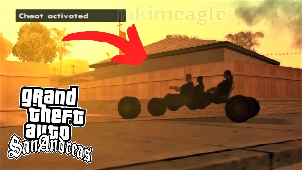 GTA San Andreas - Using Cheats In The Beginning Introduction - YouTube