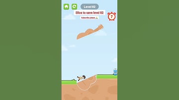 Slice to save/level 82 | funny game 2023 | new Android game 2023 #shorts #gaming #funny #trending