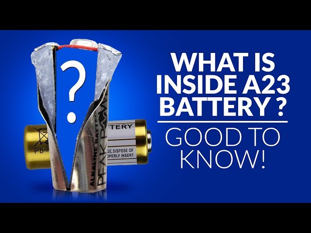 What is inside A23 battery 