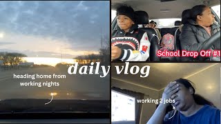 Working 2 jobs | Single Mom | VLOG