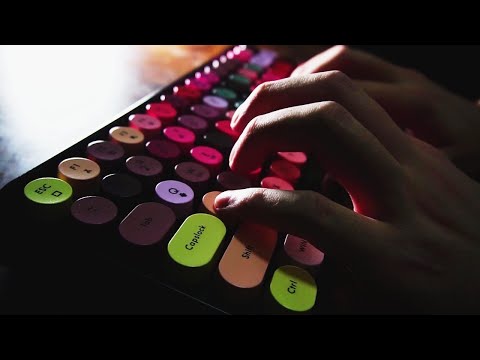 【ASMR】コスメキーボードをタイピング【音フェチ】 Typing Keyboard Sounds(No Talking)