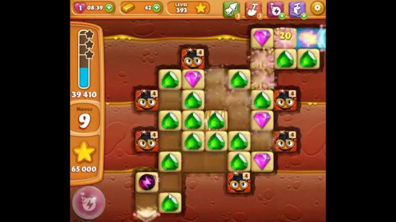Diamond Digger Saga level 393 no boosters 😈