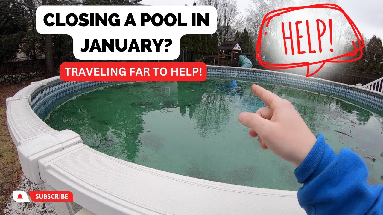 Road Trip to close a pool in January..No one would help this customer!