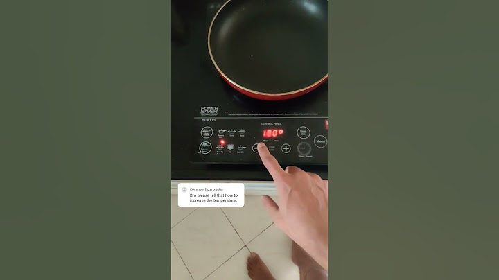 prestige induction par temperature setting