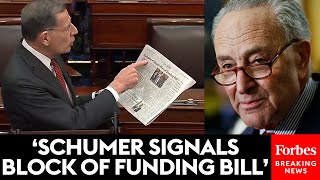 BREAKING: John Barrasso Points Finger At Schumer Over Possible Shutdown As Dems Poised To Block CR