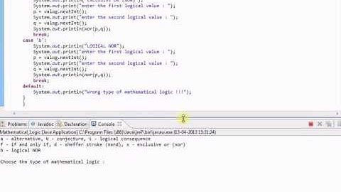 Mathematical logic in Java