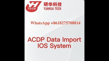 How to import a data to ACDP APP on  IOS iphone Ipad