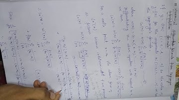 Numerical differentiation formula from lagranges interpolation formula