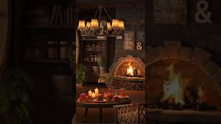 Cozy living room and fireplace - relax and find peace - sounds for soothing